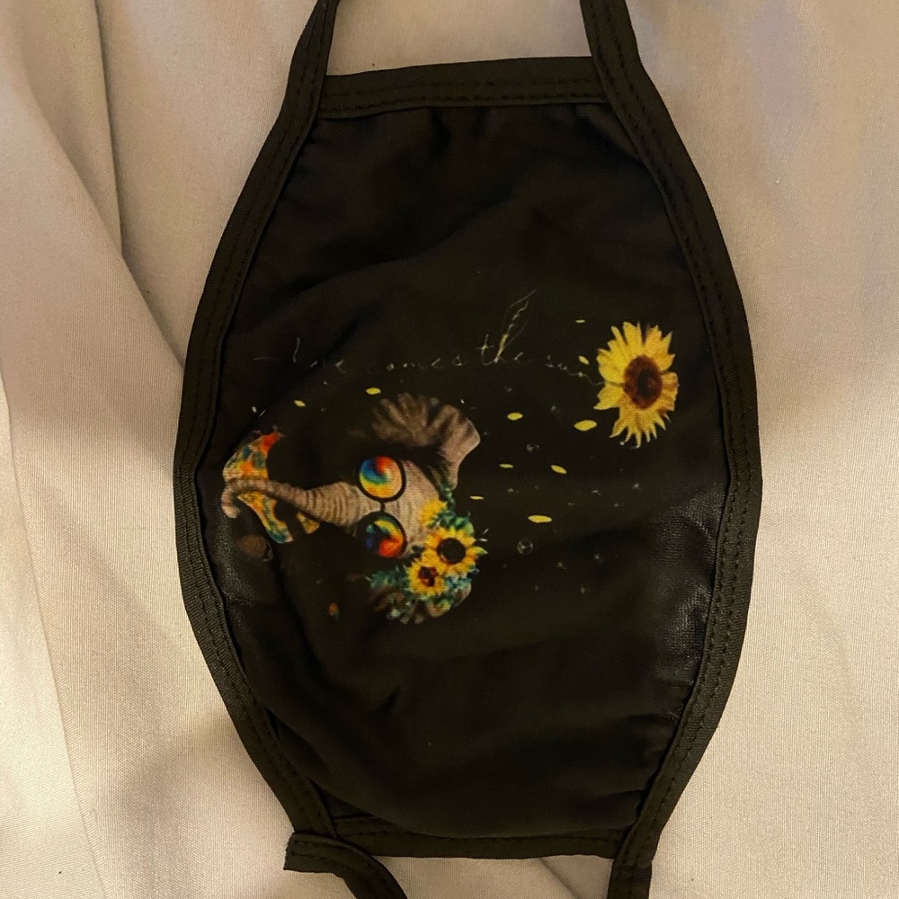 Unused Elephant Sunflower Mask